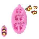 Jingle bell christmas silicone mould