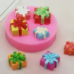 Christmas gift box silicone mould
