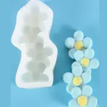 Candle Flower 3 Stacked Silicon Mould