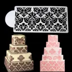 Flower Lace Cake Stencil Fondant Cake Border Decoration Stencils