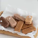 2 cavity Biscoff Lotus biscuit Silicone Mould