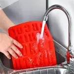 26 Cavities large Alphabet Numbers Silicone Baking Mould, Capital Letter Moulds Chocolate mould Ice Cube DIY Moulds