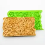 Rose Onlay Lace Mat for Cake Borders Silicone Mould