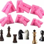 3D Chess game silicone mould set