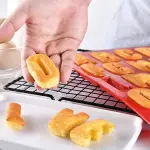 26 Cavities large Alphabet Numbers Silicone Baking Mould,Capital Letter Moulds Chocolate mould Ice Cube DIY Moulds