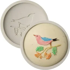 Bird Shape Silicone Sugarcraft Cupcake Mould,Fondant Cake Decorating Tools Bakeware