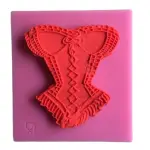 Corset underwear Silicone Fondant Mould