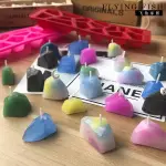 1 pcs Gemstone Diamond Stone Gem Shaped Chocolate Candy candle silicone mould