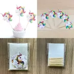 24 pcs Unicorn theme for Cake and cupcake Topper Decoration