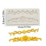 Flower Lace Silicone classic boarder crown Mold For Cake Decorating,Fondant,Chocolate Mould