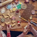 Christmas Silicone Chocolate Molds,3pcs 12-Cavity Cake Molds Candy Baking Cups for Chocolate Bar DIY for Christmas Party Cake Topper with Christmas Theme Shapes