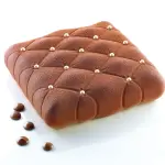 Check cushion theme square silicone mousse cake mould entremet mould