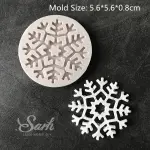 Large snowflake silicone mould