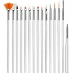 15Pcs/Set Fondant Cake Brushes DIY Cake Decorating Tools Sugar Craft Brush Pen Pastry for Fondant Painting Cake Decorating Tools
