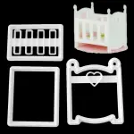 Baby Crib Fondant Cutter set