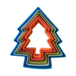 5pc Cookie Cutter Set - Christmas Tree