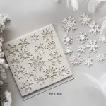Snowflake christmas silicone mould