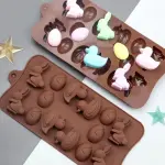14 Cavity Duck Rabbit Egg Silicone Mould