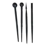 4pcs/set Baking Tools Useful Carving Pen Gadget Cake Decorating Tools Simple DIY Modeling Tools Flower Fondant Biscuit Cake Mold