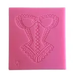 Corset underwear Silicone Fondant Mould