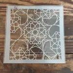 1 pcs Floral Pattern Decoration icing Stencils style 17