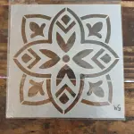 1 pcs Floral Pattern Decoration icing Stencils style 18