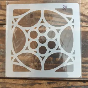 1 pcs Pattern Decoration icing Stencils Style 36
