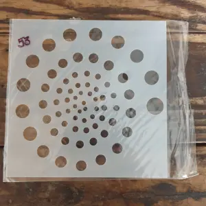 1 pcs Dot Circle Pattern Decoration icing Stencils