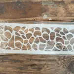 1 pcs Pebble Texture Decoration icing Stencil
