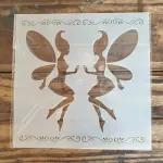 1 pcs Angel theme Decoration icing Stencil Style 2