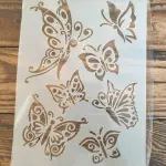1 pcs Butterfly theme Decoration icing Stencil