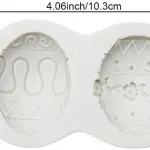Easter Egg Silicone Foundant Moulds