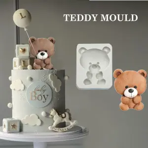 Cute Teddy bear silicone mould