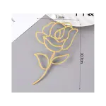 1 Pcs Acrylic Rose Flower Acrylic Cake topper Style 2
