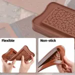 Mini Heart Chocolate Bar Silicone Mould