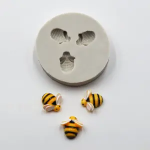 Honey Bee Fondant, Chocolate Silicone Mould