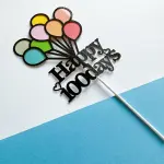 Happy 100 days Cake Topper