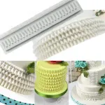 Ruffle frill Border silicone mould