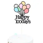 Happy 100 days Cake Topper