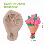 Bouquet Of Flowers Silicone Mould