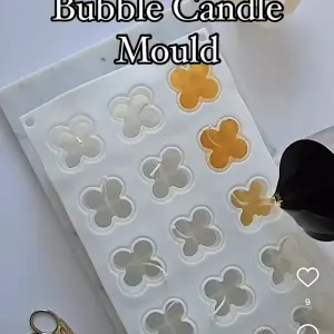 15 cavity Bubble Candle Silicone Mould