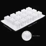 15 cavity Bubble Candle Silicone Mould
