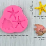 Fish star fish Silicone Mould