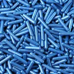 Metallic Blue Rods Sprinklers 100gm