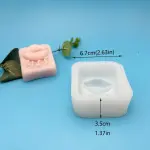 Square Kiss Lips silicone Mould