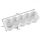 1pc heart Silicone Candle Mould