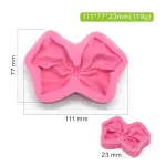 Large bow silicone mould