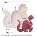 3D Dinosaur animal Silicone style 4