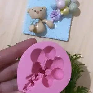3D Balloon Bunch silicone mould