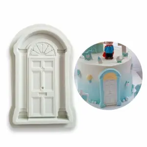 Door Silicone Mould Baking Tools Chocolate